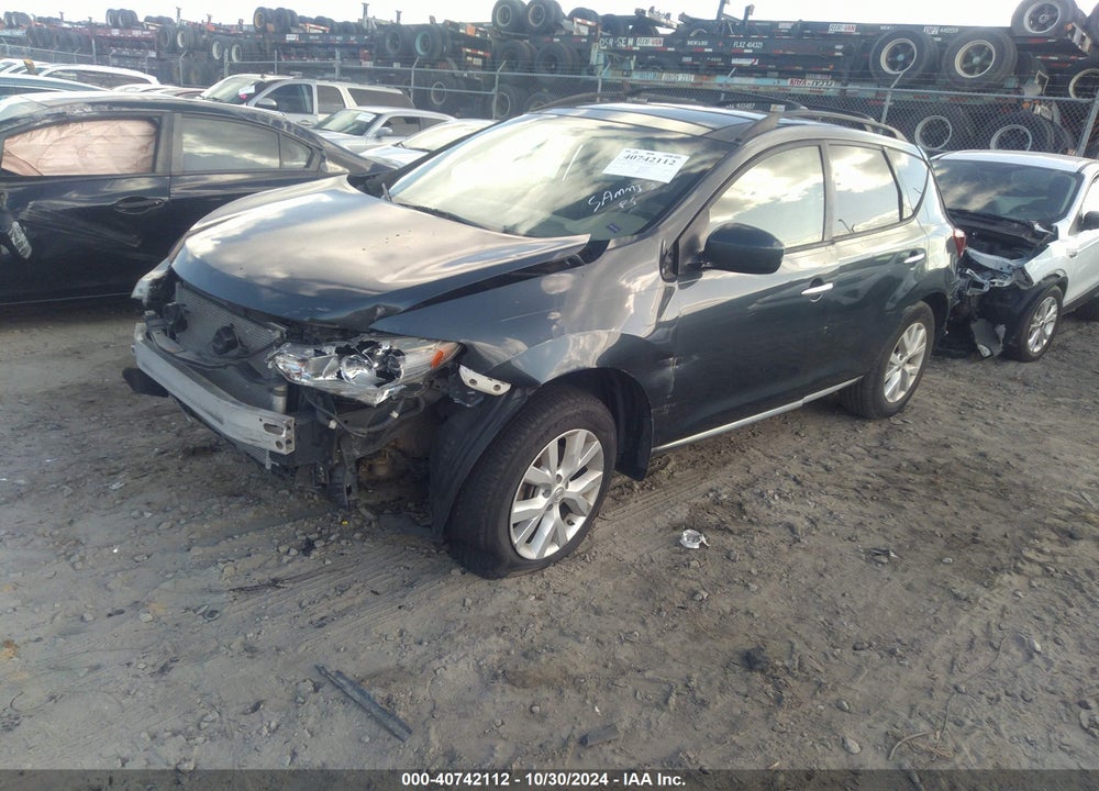 2012 NISSAN MURANO SV VIN: JN8AZ1MU8CW107459