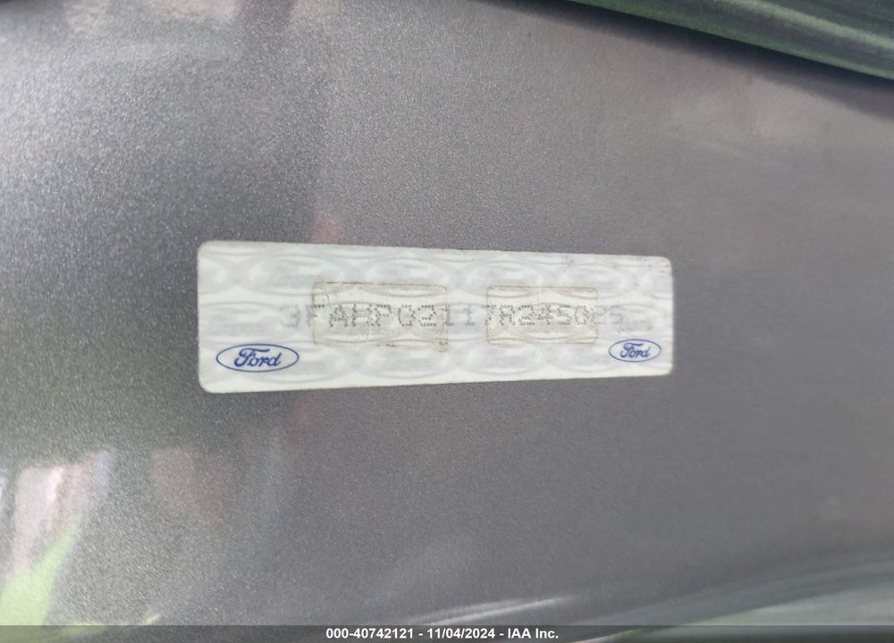 2007 FORD FUSION SEL VIN: 3FAHP02117R245085