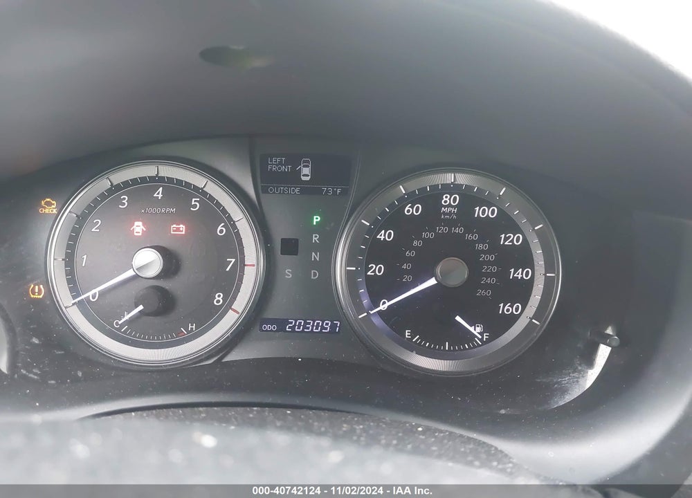 2012 LEXUS ES 350 VIN: JTHBK1EG2C2479303