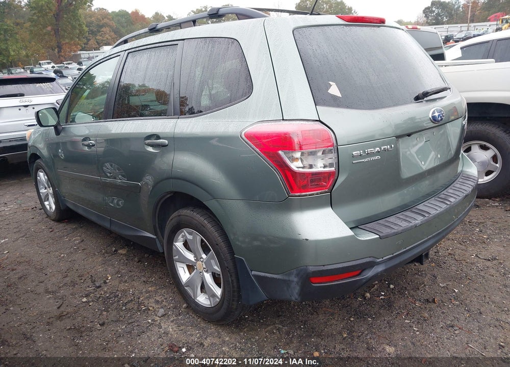 2015 SUBARU FORESTER 2.5I PREMIUM VIN: JF2SJAFC9FH497185