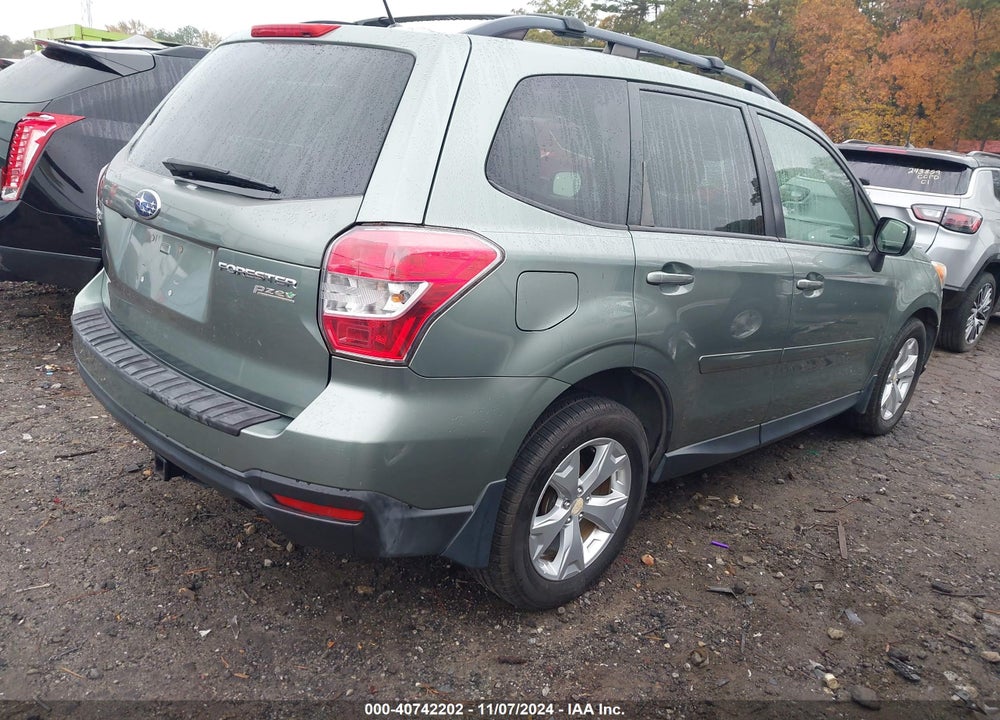 2015 SUBARU FORESTER 2.5I PREMIUM VIN: JF2SJAFC9FH497185
