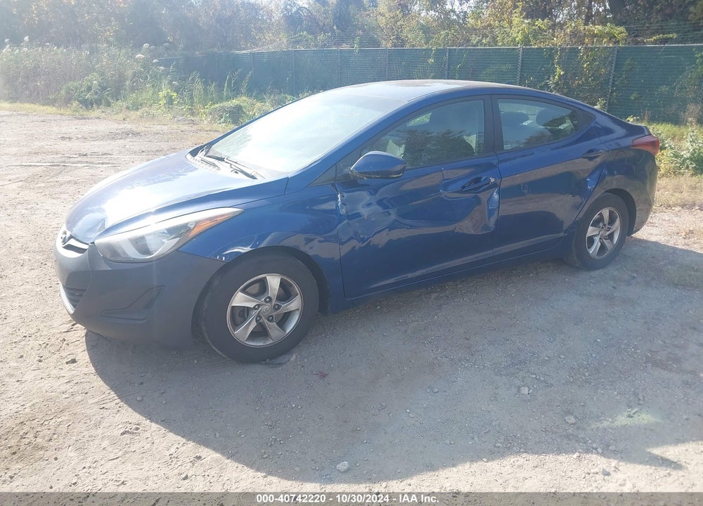 2015 HYUNDAI ELANTRA SE VIN: 5NPDH4AEXFH578579