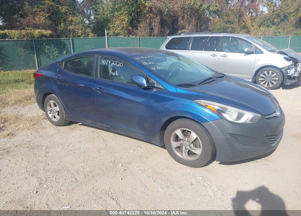2015 HYUNDAI ELANTRA SE VIN: 5NPDH4AEXFH578579