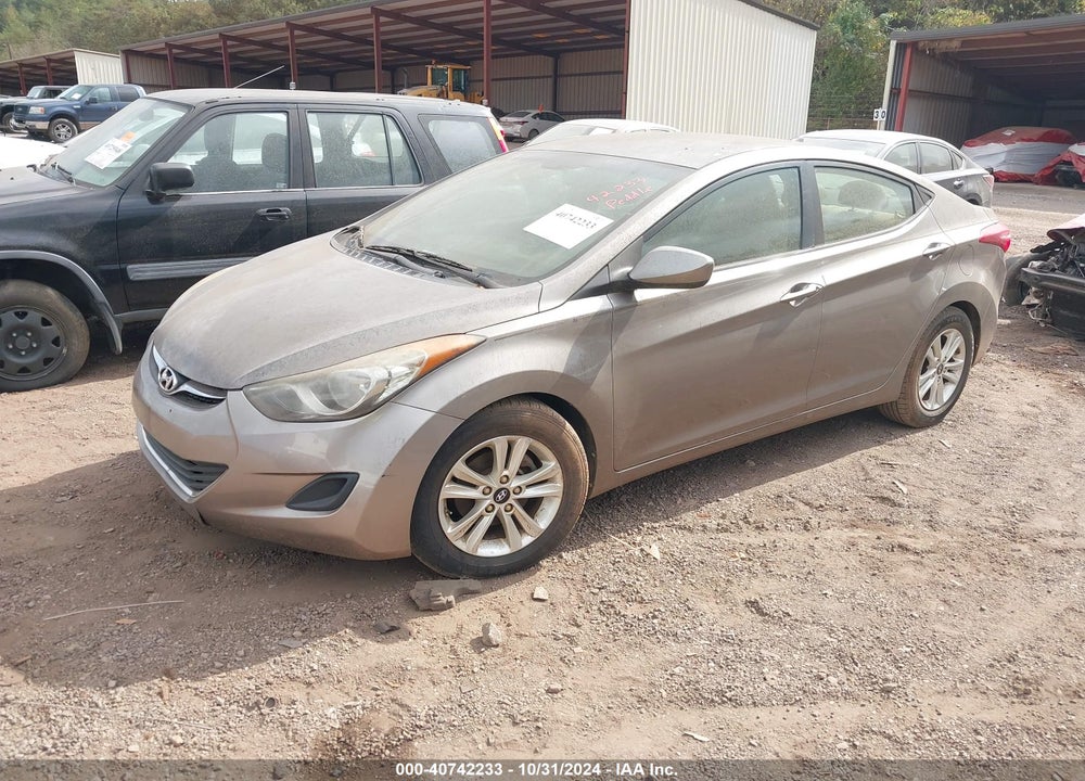 2012 HYUNDAI ELANTRA GLS VIN: 5NPDH4AE6CH074493