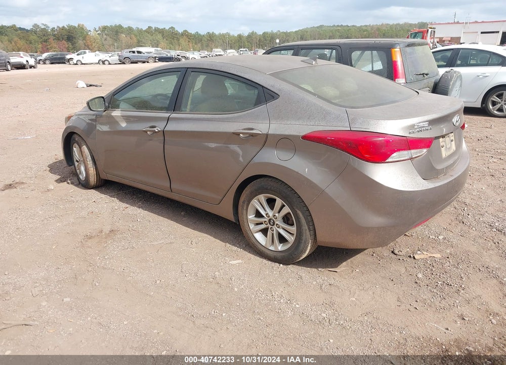 2012 HYUNDAI ELANTRA GLS VIN: 5NPDH4AE6CH074493