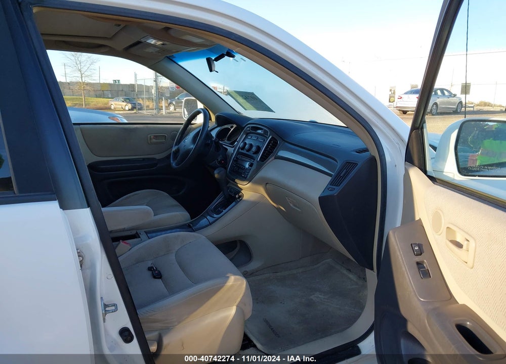2003 TOYOTA HIGHLANDER V6 VIN: JTEGF21A230082507