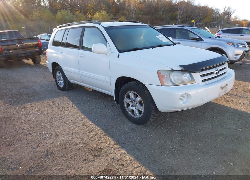 2003 TOYOTA HIGHLANDER V6 VIN: JTEGF21A230082507