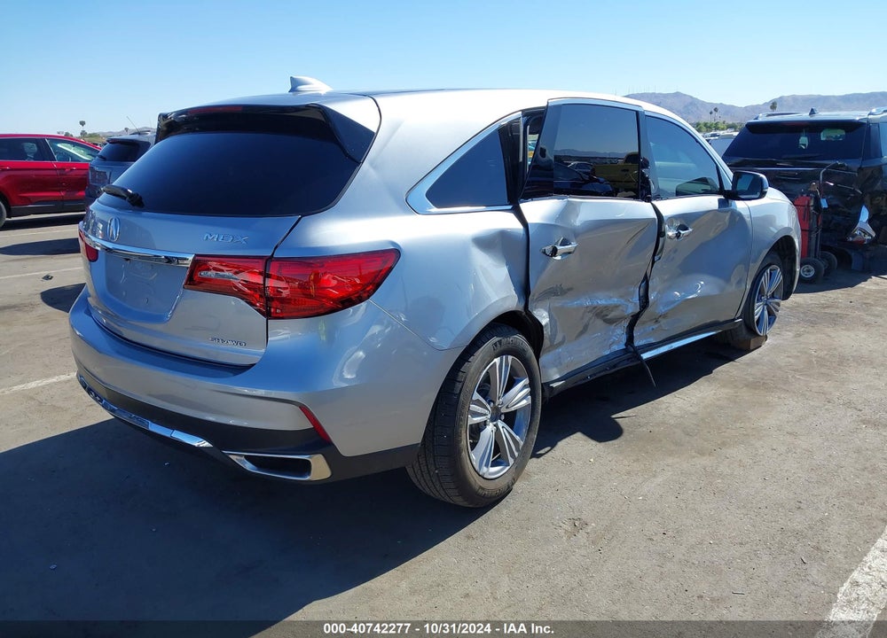 2020 ACURA MDX STANDARD VIN: 5J8YD4H31LL055994