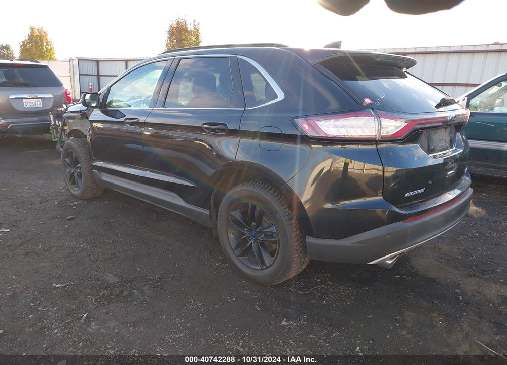 2015 FORD EDGE SEL VIN: 2FMTK4J87FBB42545