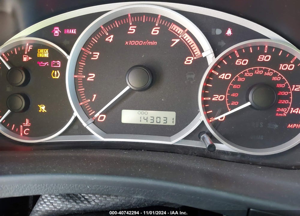 2011 SUBARU IMPREZA WRX VIN: JF1GV7E66BG523741