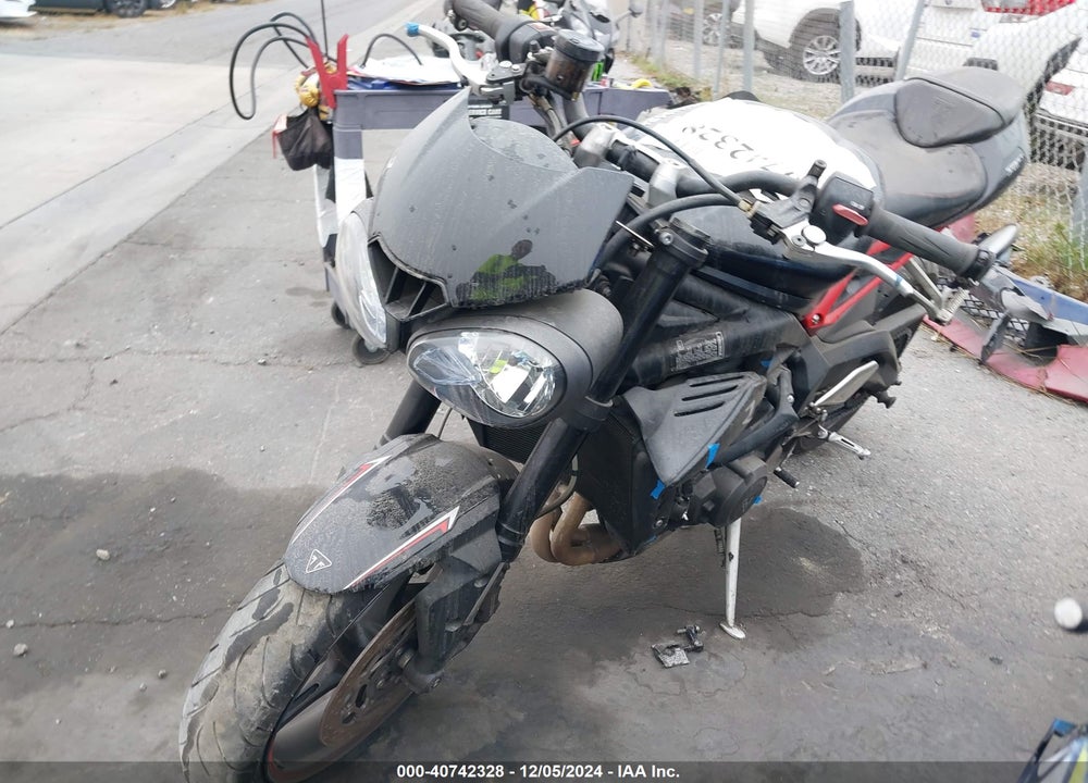 2018 TRIUMPH MOTORCYCLE STREET TRIPLE R VIN: SMTA414DXJT836749