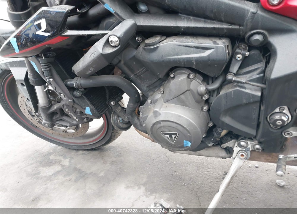 2018 TRIUMPH MOTORCYCLE STREET TRIPLE R VIN: SMTA414DXJT836749