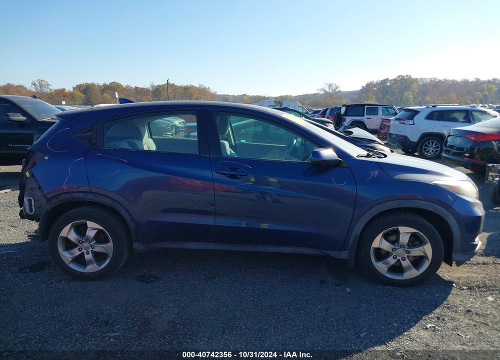 2016 HONDA HR-V LX VIN: 3CZRU5H33GM743213