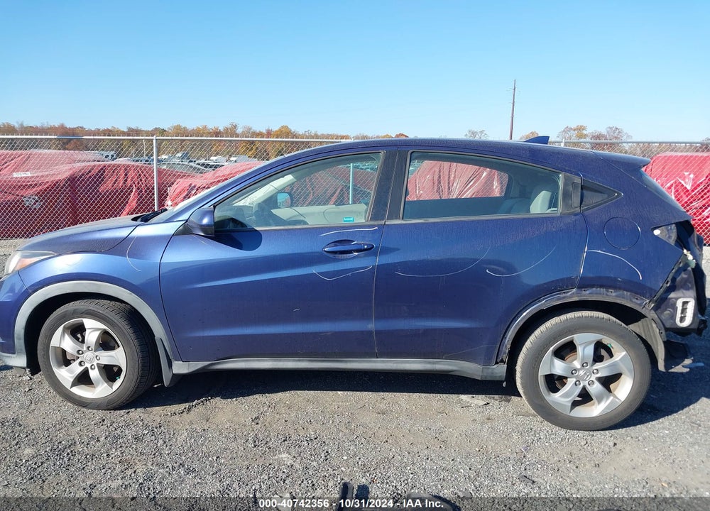 2016 HONDA HR-V LX VIN: 3CZRU5H33GM743213
