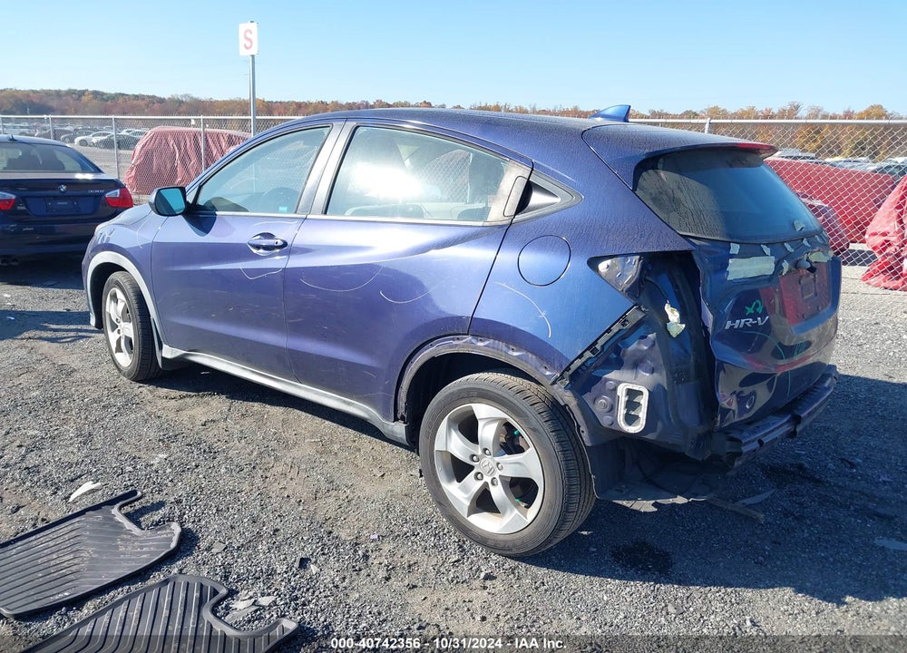 2016 HONDA HR-V LX VIN: 3CZRU5H33GM743213