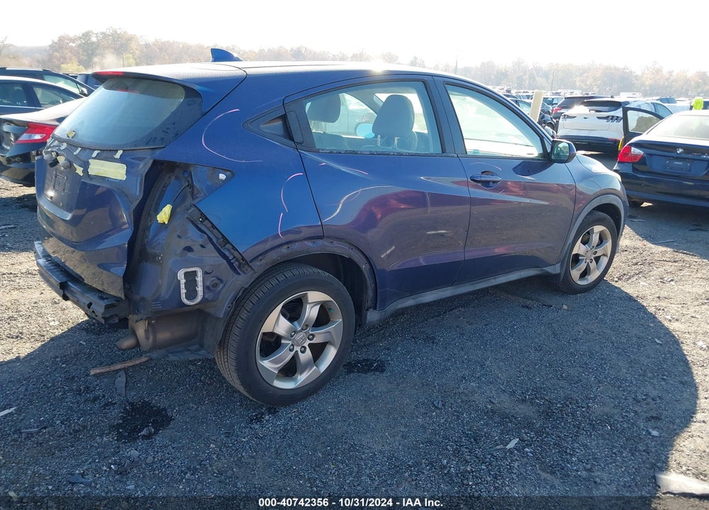 2016 HONDA HR-V LX VIN: 3CZRU5H33GM743213