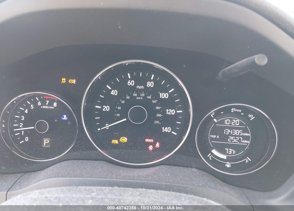 2016 HONDA HR-V LX VIN: 3CZRU5H33GM743213