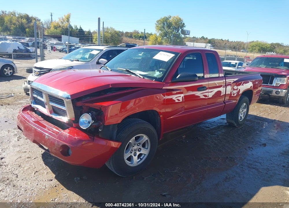 2007 DODGE DAKOTA SLT VIN: 1D7HE42P07S259128