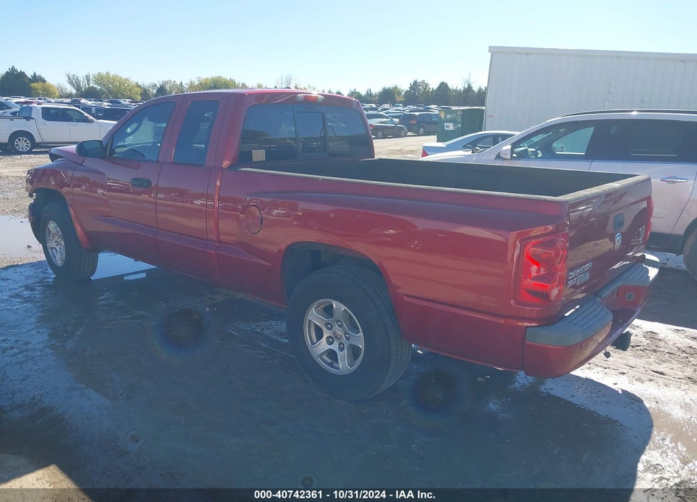 2007 DODGE DAKOTA SLT VIN: 1D7HE42P07S259128
