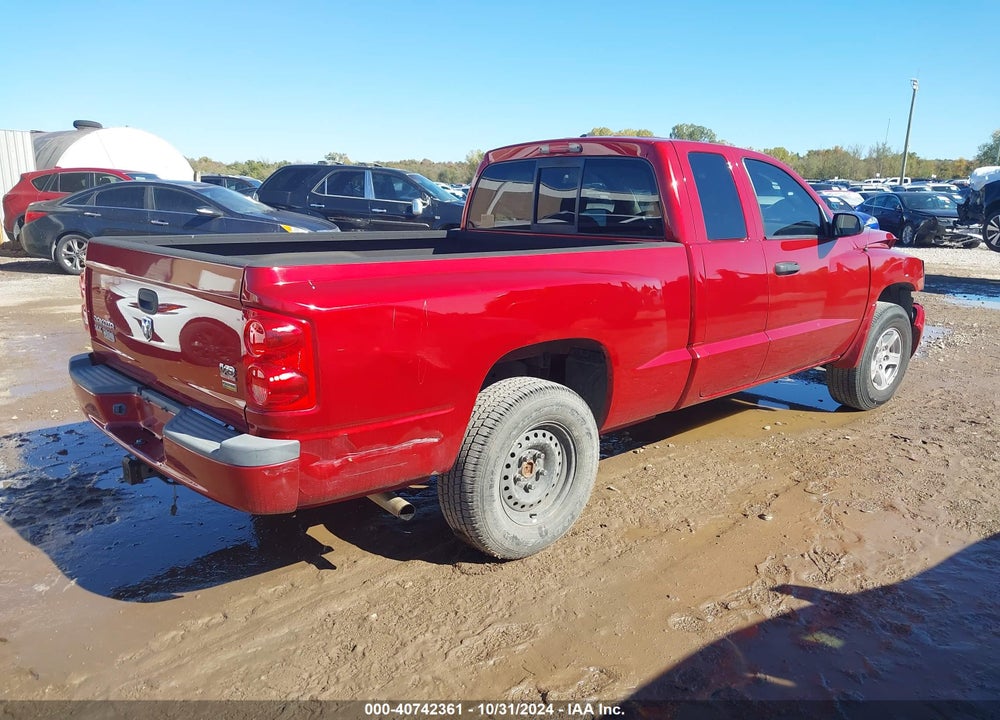 2007 DODGE DAKOTA SLT VIN: 1D7HE42P07S259128