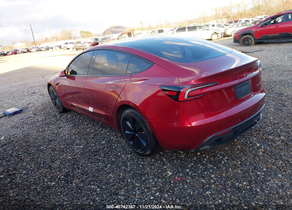 2024 TESLA MODEL 3 LONG RANGE DUAL MOTOR ALL-WHEEL DRIVE VIN: 5YJ3E1EB7RF812411