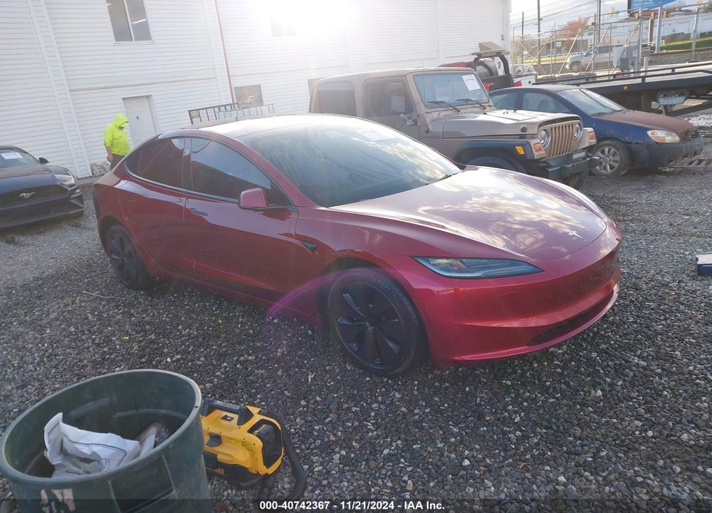 2024 TESLA MODEL 3 LONG RANGE DUAL MOTOR ALL-WHEEL DRIVE VIN: 5YJ3E1EB7RF812411