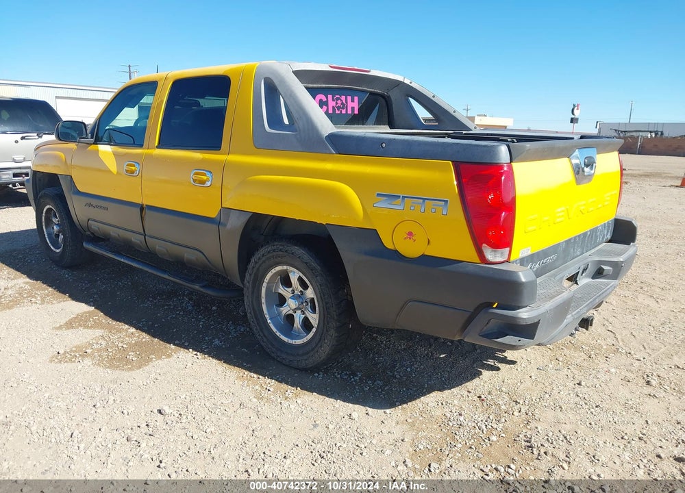 2003 CHEVROLET AVALANCHE 1500 VIN: 3GNEC13T83G309859