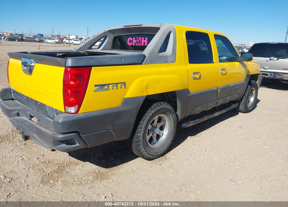 2003 CHEVROLET AVALANCHE 1500 VIN: 3GNEC13T83G309859