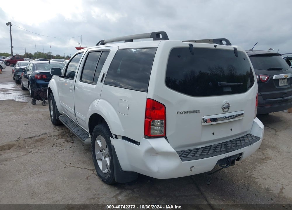 2012 NISSAN PATHFINDER SV VIN: 5N1AR1NB1CC601278