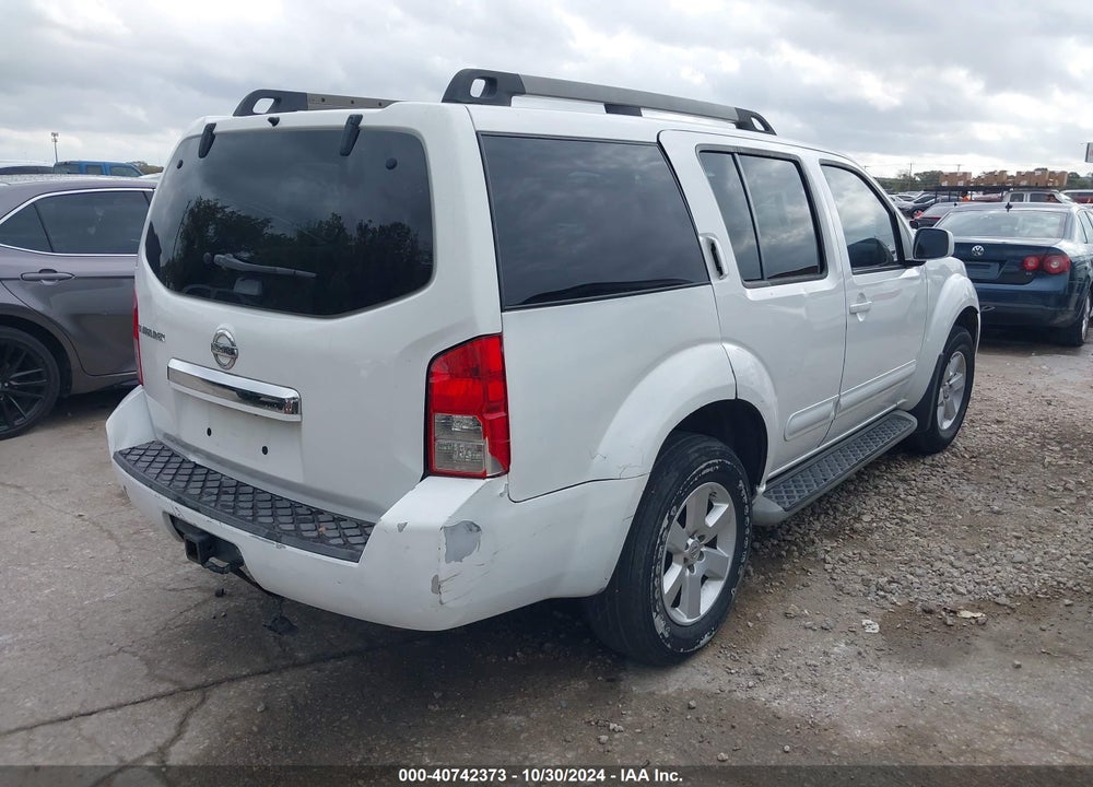 2012 NISSAN PATHFINDER SV VIN: 5N1AR1NB1CC601278