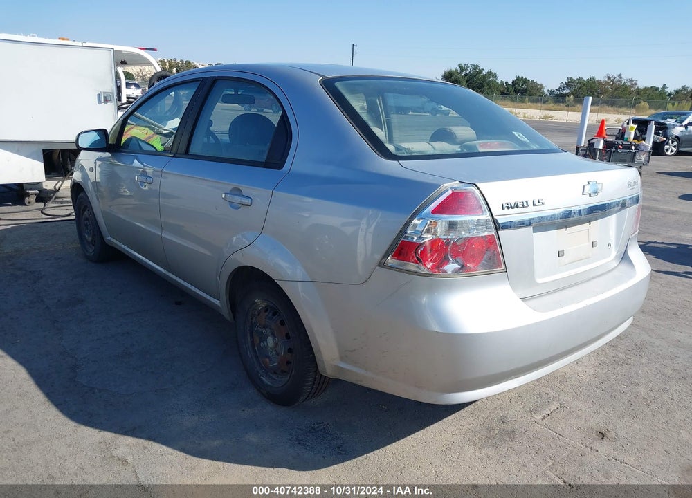 2008 CHEVROLET AVEO LS VIN: KL1TD56648B020348