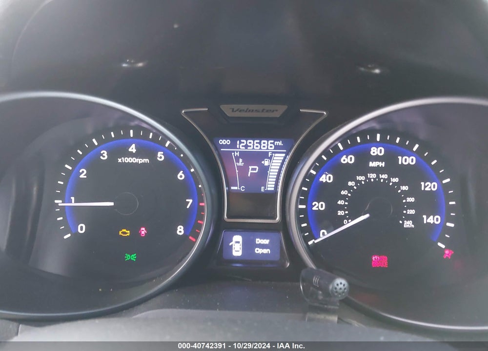 2013 HYUNDAI VELOSTER TURBO W/BLACK VIN: KMHTC6AE9DU146683