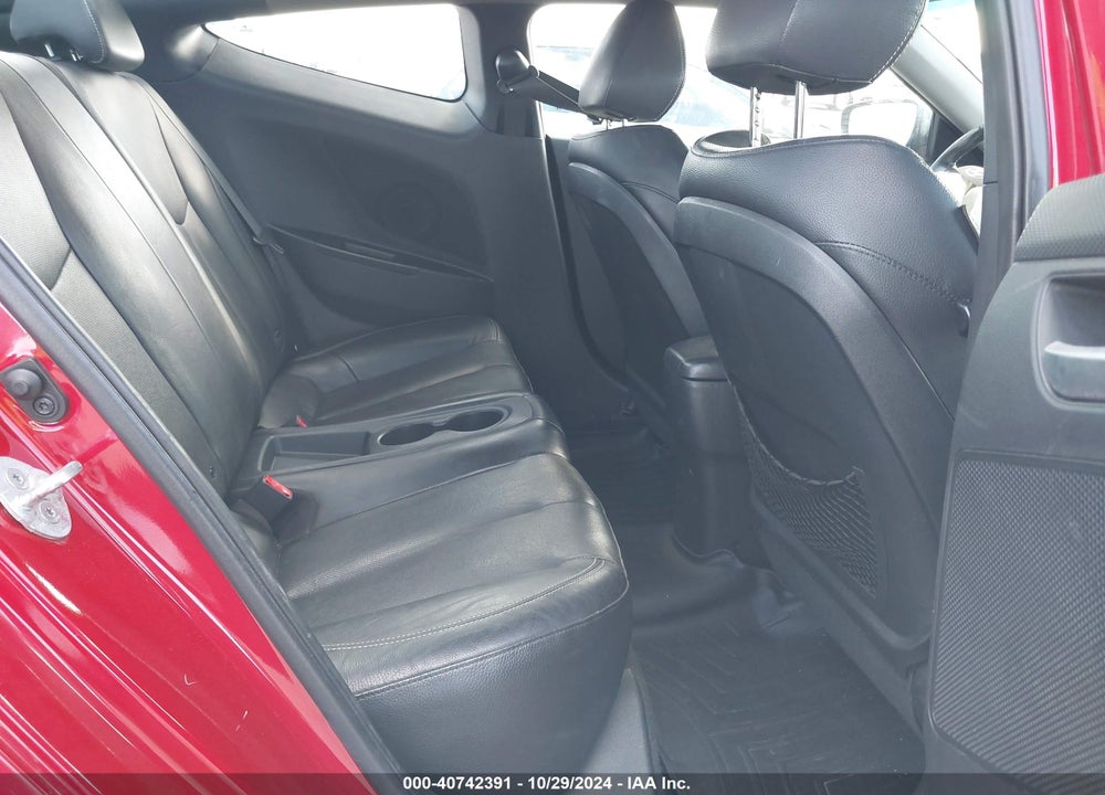 2013 HYUNDAI VELOSTER TURBO W/BLACK VIN: KMHTC6AE9DU146683