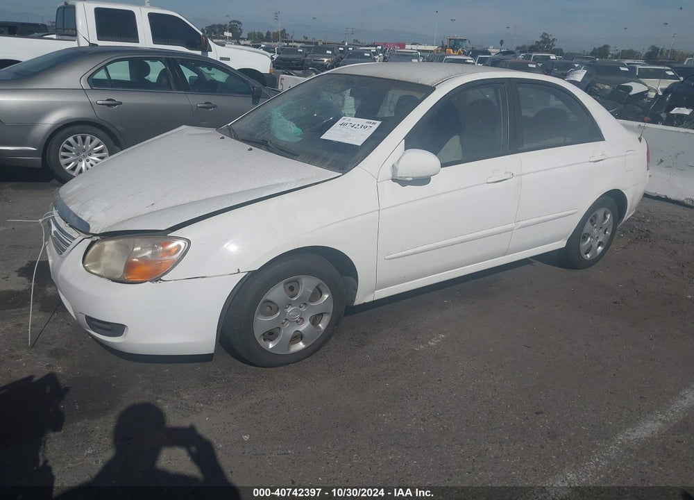 2007 KIA SPECTRA EX VIN: KNAFE122975376030