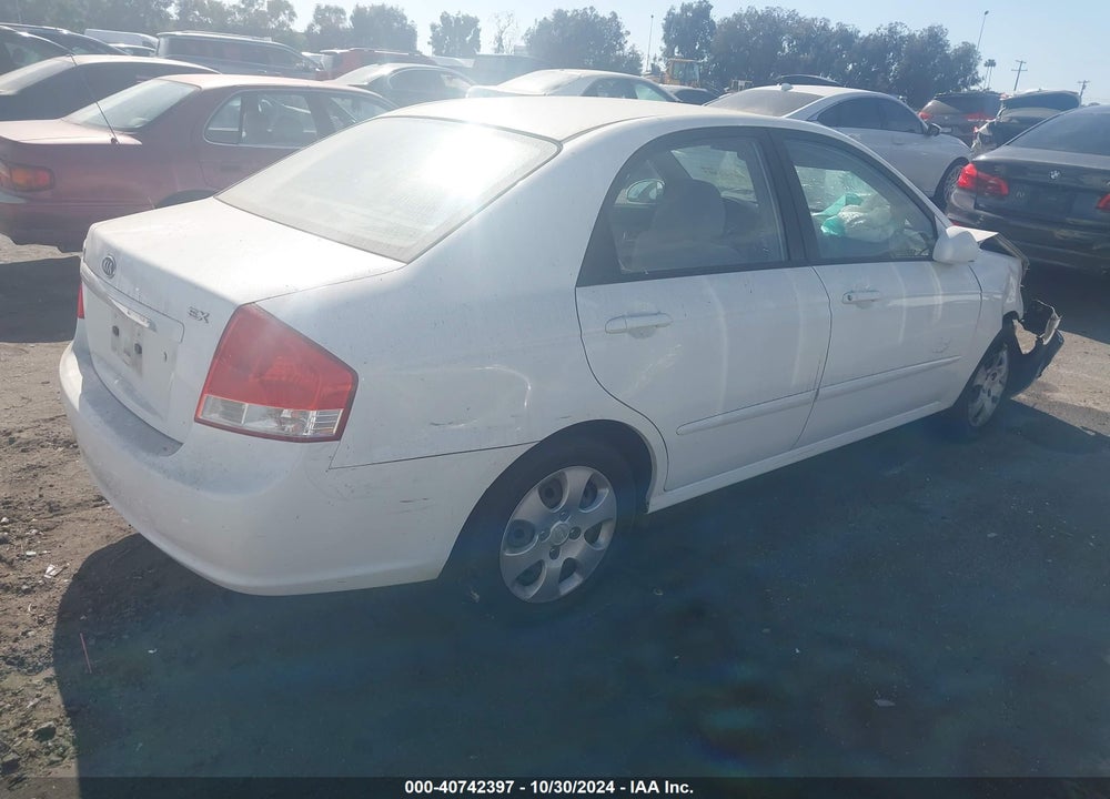 2007 KIA SPECTRA EX VIN: KNAFE122975376030