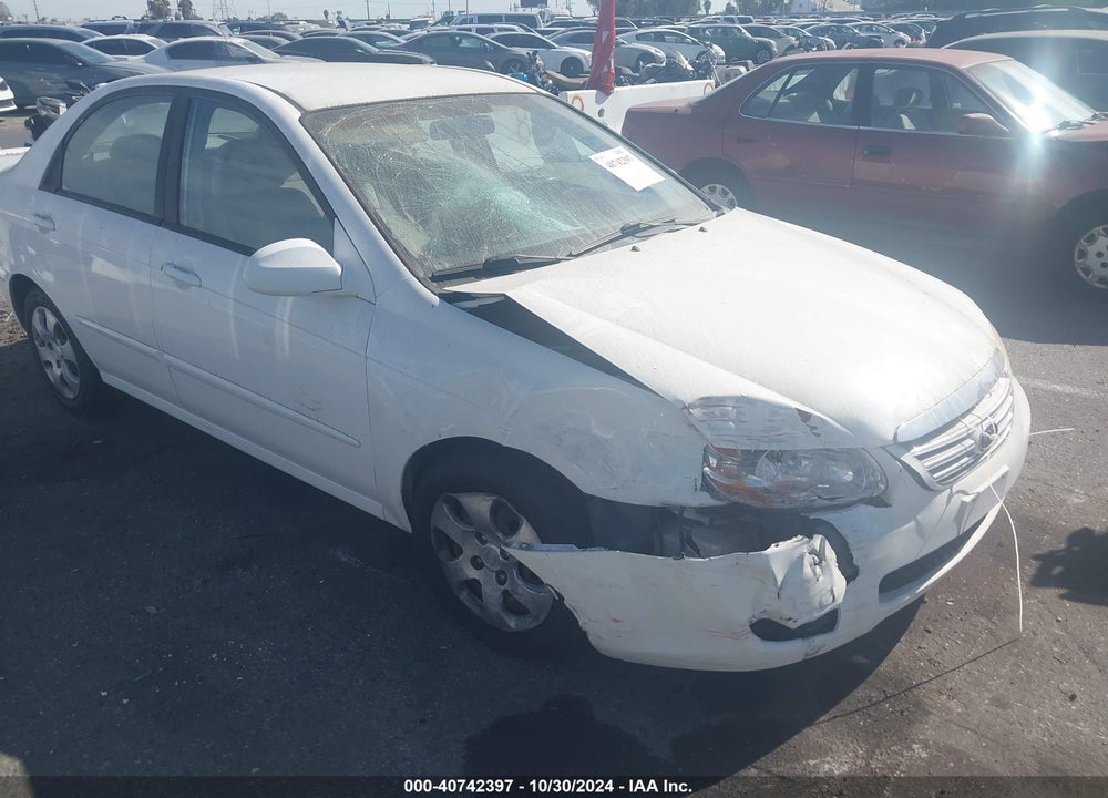 2007 KIA SPECTRA EX VIN: KNAFE122975376030