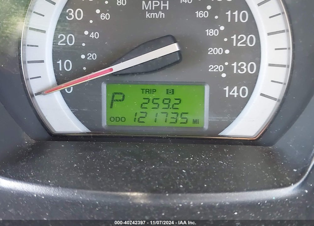 2007 KIA SPECTRA EX VIN: KNAFE122975376030