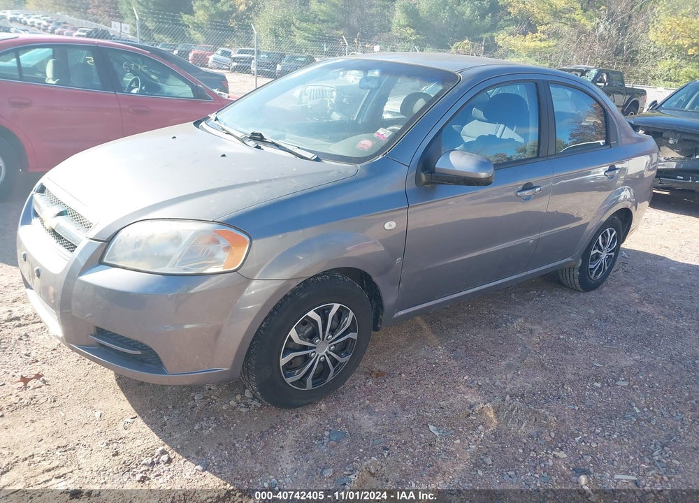 2007 CHEVROLET AVEO LS VIN: KL1TD56627B073208