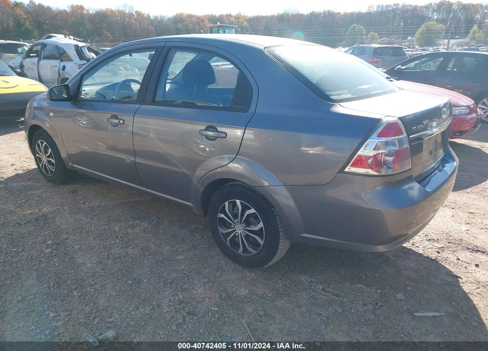 2007 CHEVROLET AVEO LS VIN: KL1TD56627B073208