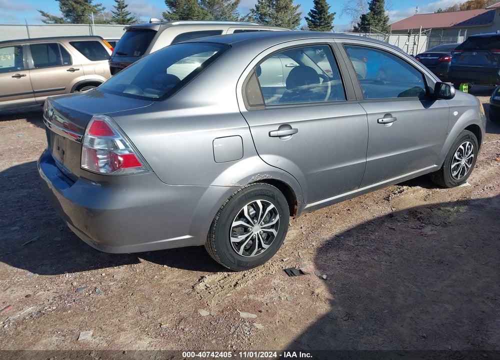2007 CHEVROLET AVEO LS VIN: KL1TD56627B073208