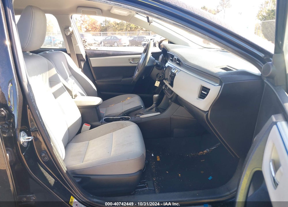 2015 TOYOTA COROLLA LE VIN: 2T1BURHE6FC473370