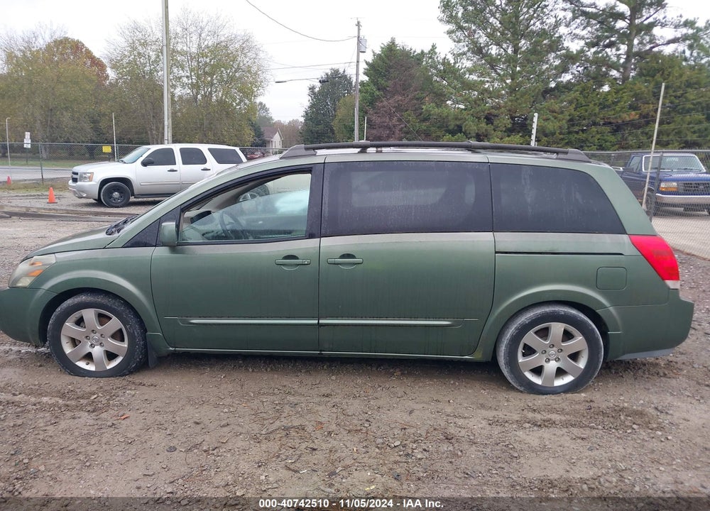 2004 NISSAN QUEST 3.5 SE VIN: 5N1BV28U14N308165