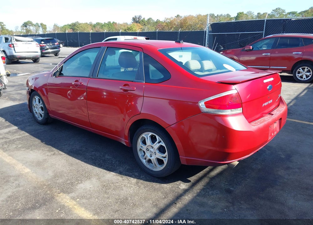 2009 FORD FOCUS SES VIN: 1FAHP36N09W122876