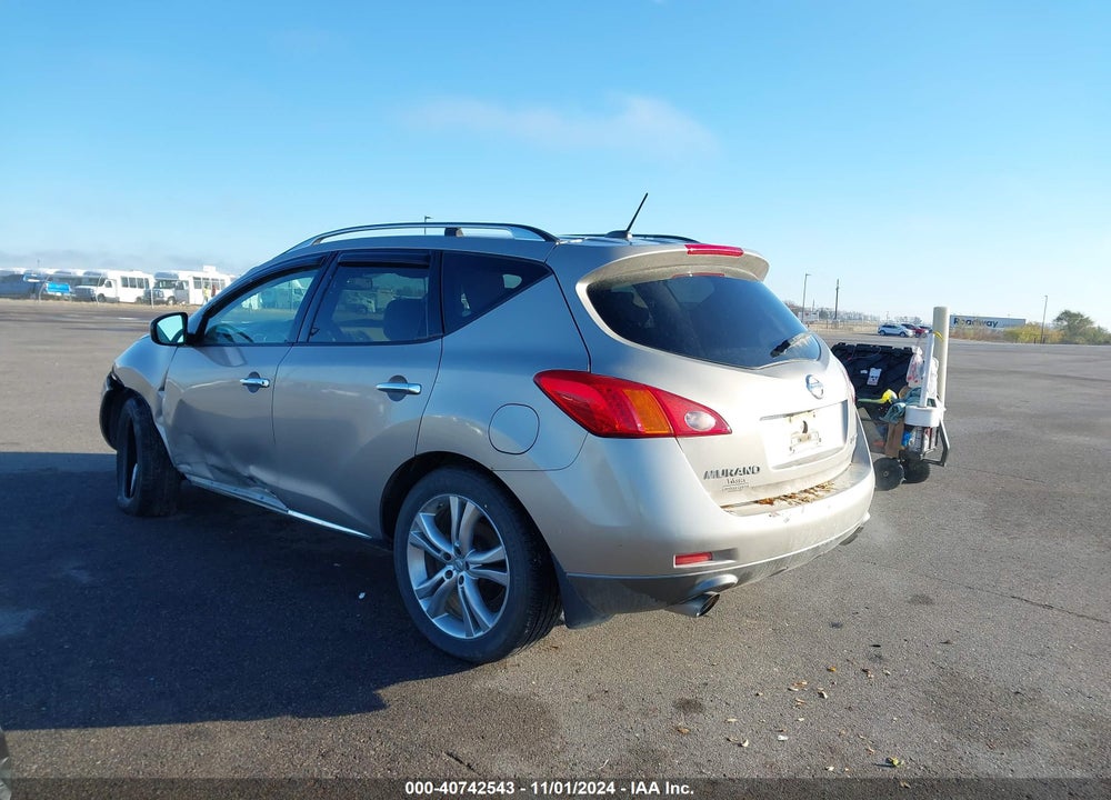2010 NISSAN MURANO LE VIN: JN8AZ1MW9AW136029
