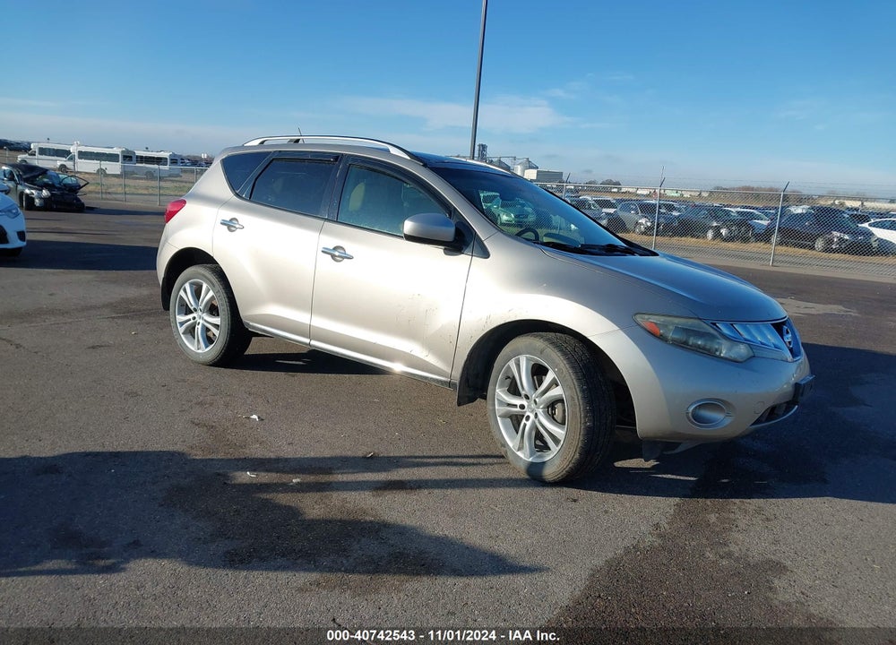 2010 NISSAN MURANO LE VIN: JN8AZ1MW9AW136029