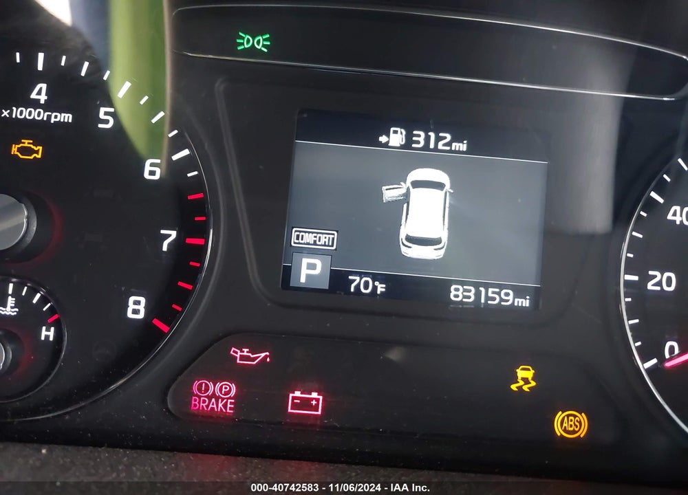 2019 KIA SORENTO 2.4L LX VIN: 5XYPG4A37KG507226