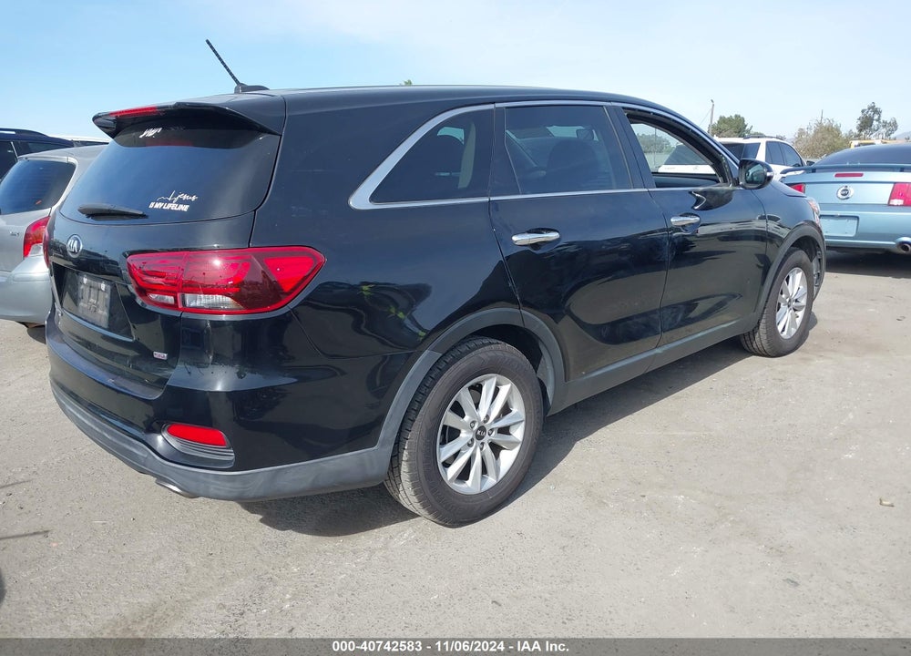 2019 KIA SORENTO 2.4L LX VIN: 5XYPG4A37KG507226