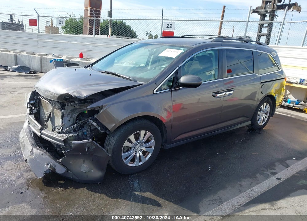 2016 HONDA ODYSSEY SE VIN: 5FNRL5H32GB163030