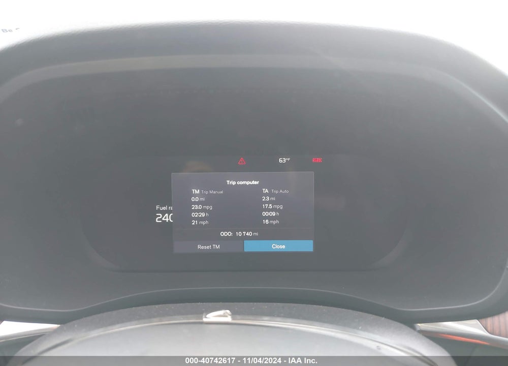2023 VOLVO XC60 B5 PLUS DARK THEME VIN: YV4L12RW6P1390908