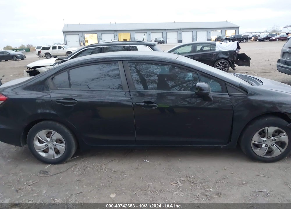 2013 HONDA CIVIC LX VIN: 19XFB2F50DE028610